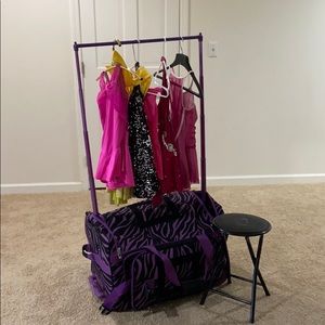 Purple zebra DREAM DUFFEL